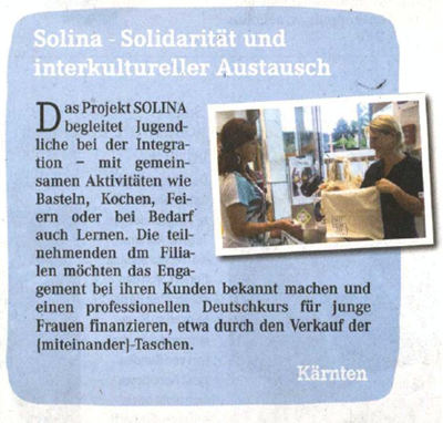 SOLINA in Die Furche