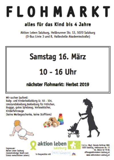 Nächster Flohmarkt-Termin: 16. März 2019