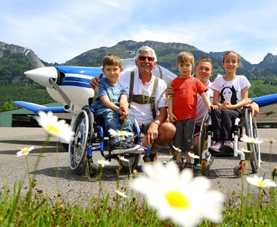Fliegen für Kinder mit Handicap